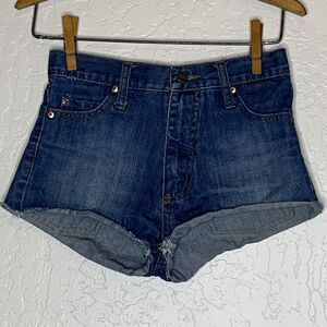 Cheap Monday Short Freedom Real Blue Cutoff Denim Shorts women’s size 25